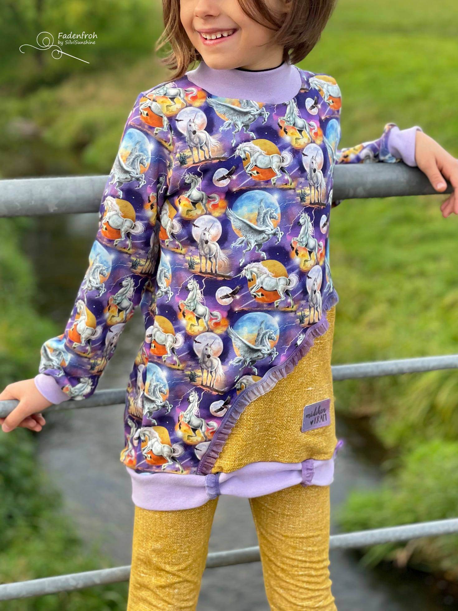 Schnittmuster Wavelove Shirt Gr. 74 bis 152 - Sewando