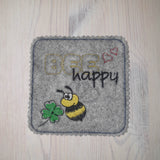 Stickdatei - Set Untersetzer BEE - Sewando