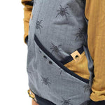 Big Sweatie mit coolen Teilungen und Taschen für 105cm-140cm Körpergröße - Sewando