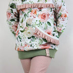 Big Sweatie mit coolen Teilungen und Taschen für 105cm-140cm Körpergröße - Sewando