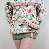 Big Sweatie mit coolen Teilungen und Taschen für 105cm-140cm Körpergröße - Sewando