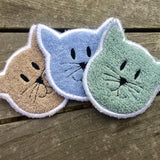 Abschminkpad Katze Stickdatei ITH 10x10 cm Waschpad Kosmetikpad Pad : - Sewando