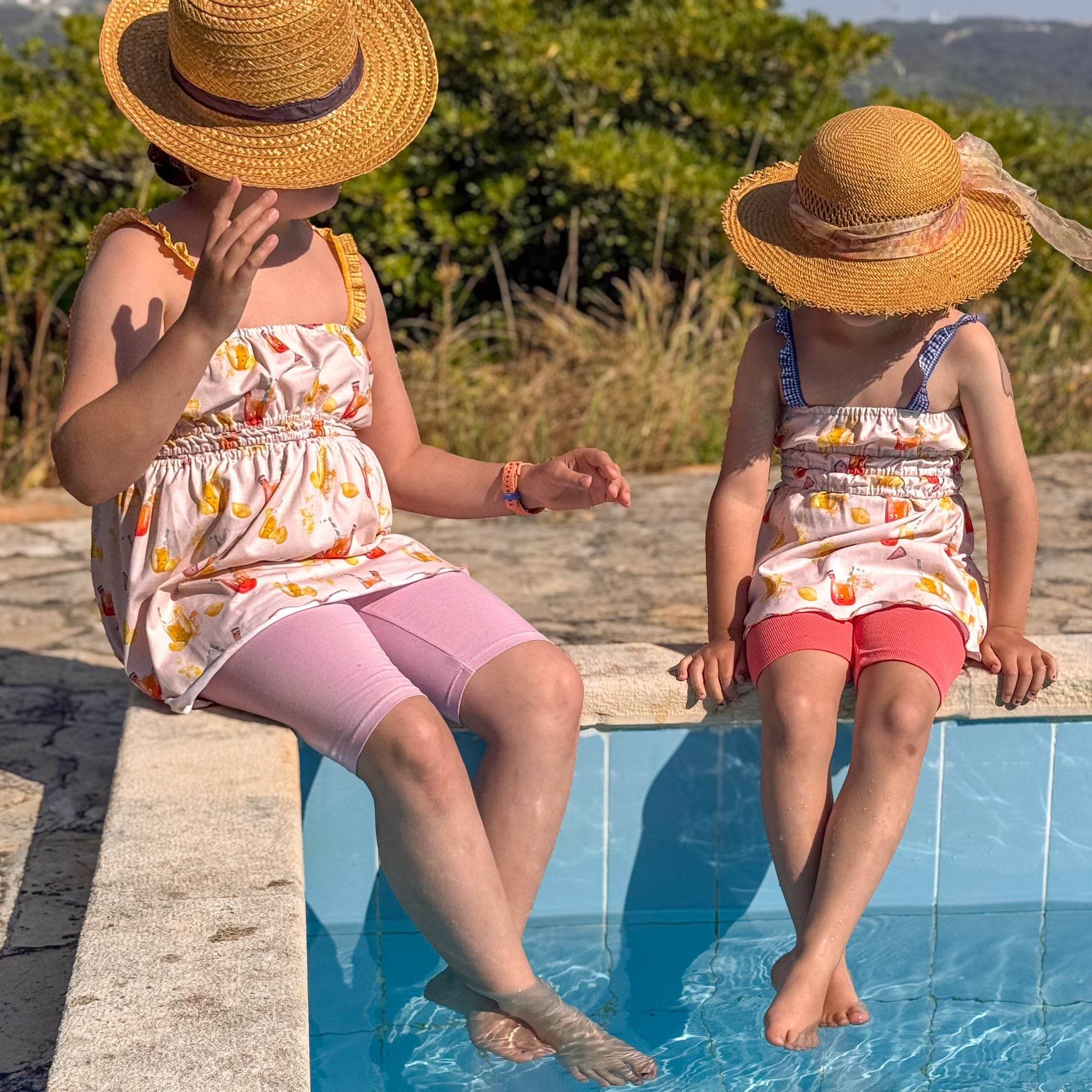 Schnittmuster Tunika, (Maxi)Kleid Easy Bandeau für Mädchen Größe 92-164 - Sewando