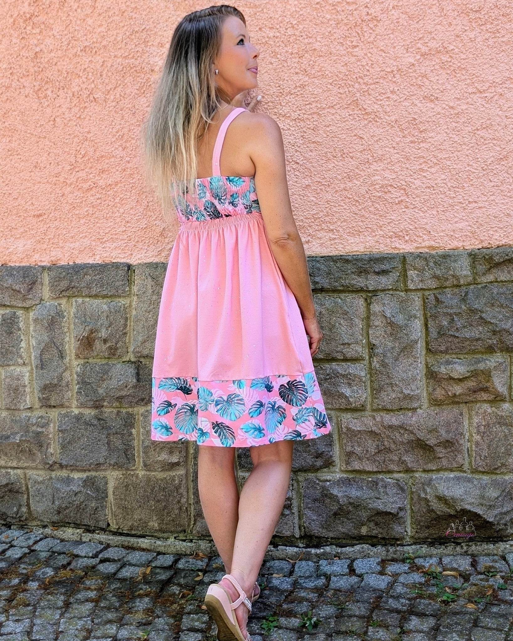 Schnittmuster Tunika, (Maxi)Kleid Easy Bandeau für Damen Größe 32-48 - Sewando