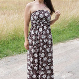 Schnittmuster Tunika, (Maxi)Kleid Easy Bandeau für Damen Größe 32-48 - Sewando