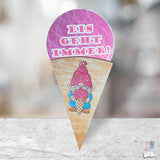 Plotterdatei Eiscreme Wichtel Bertie Sublimation, Digistamp, Digipaper ! - Sewando