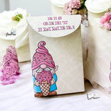 Plotterdatei Eiscreme Wichtel Bertie Sublimation, Digistamp, Digipaper ! - Sewando