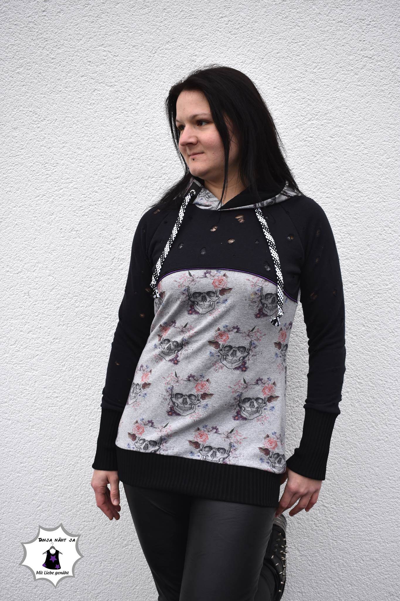 Schnittmuster Loona Hoodie Gr. 32 - 48 - Sewando