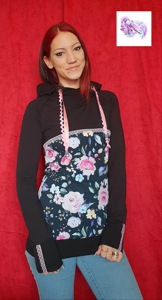 Schnittmuster Loona Hoodie Gr. 32 - 48 - Sewando