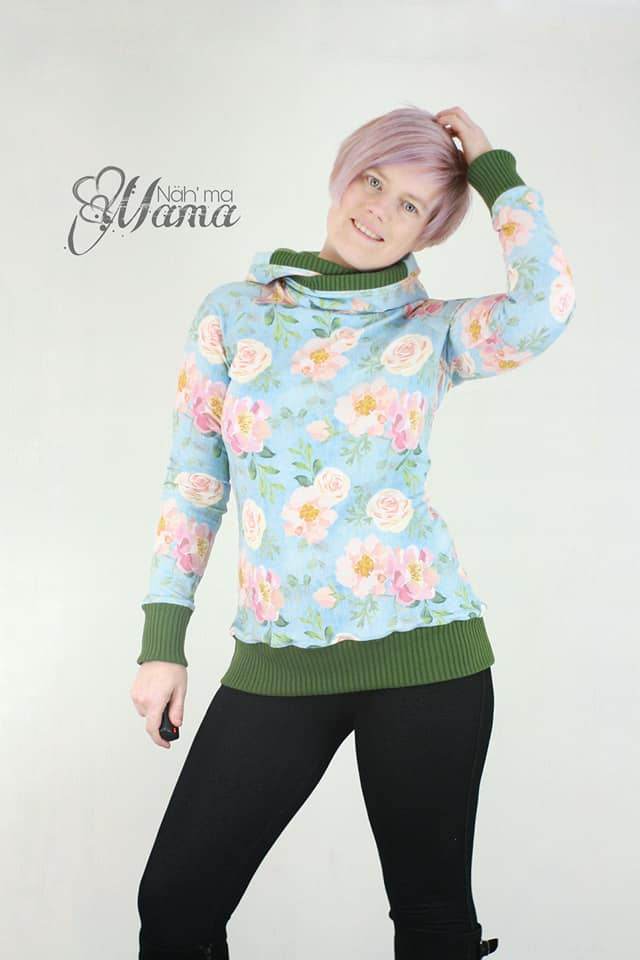 Schnittmuster Loona Hoodie Gr. 32 - 48 - Sewando