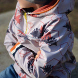 Mini Herbstwind & Frühlingssonne Anorak, Windbreaker, Drüberzieh-Hoodie für 69cm-104cm Körpergröße - Sewando