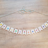 Mini-Wimpelkette "Frohe Ostern"