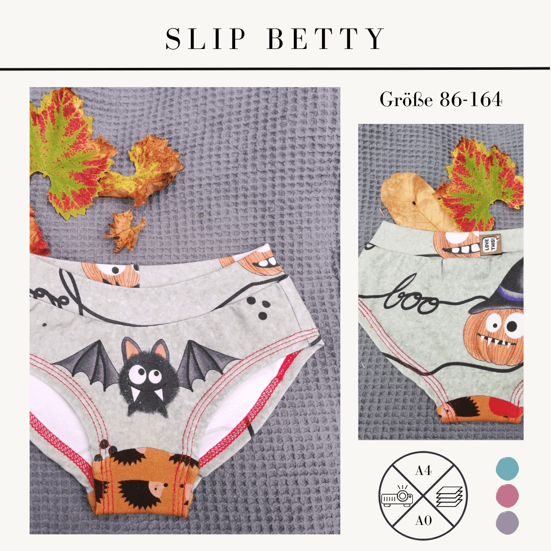 Schnittmuster Slip für Mädchen Betty Gr. 86-164 - Sewando
