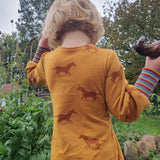 "Miss Leyna" raffinierter Kinderpulli in 92- 140