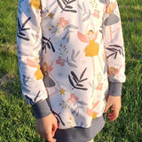 "Miss Leyna" raffinierter Kinderpulli in 92- 140