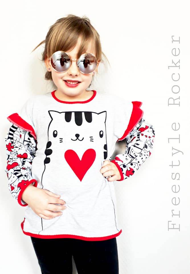 Schnittmuster Mini Lia Hoodie Gr. 92-152 - Sewando
