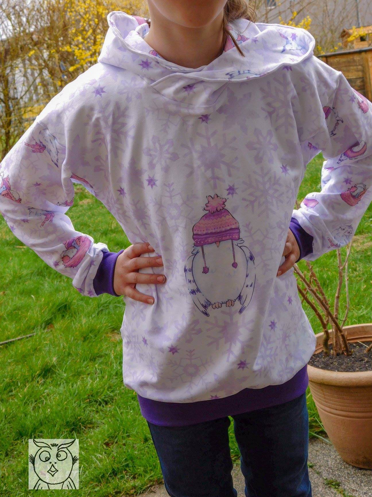 Schnittmuster Mini Lia Hoodie Gr. 92-152 - Sewando