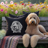 Stickdatei Golden Doodle "Camilla - realistisch - FÜR DUNKLE STOFFE