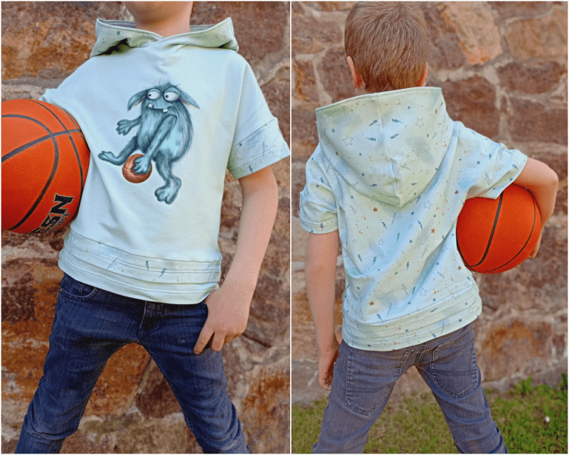 Schnittmuster Shirt AlldayDude Gr. 80 bis 152 - Sewando