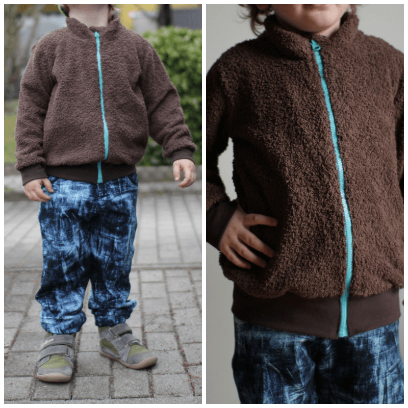 Schnittmuster Bounce Jacke Gr. 80 bis 152 - Sewando