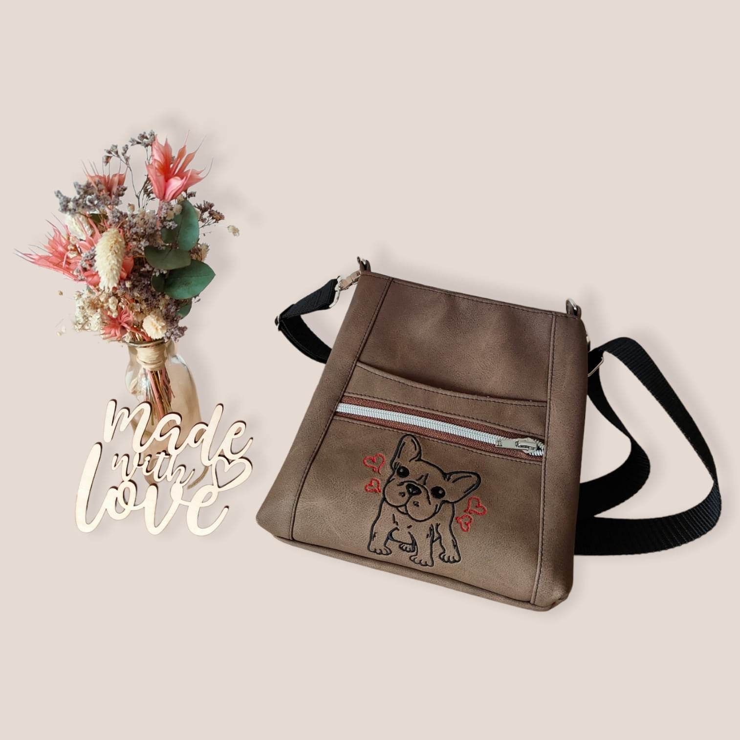Schnittmuster Handtasche Franzi / kleine Umhängetasche - Sewando