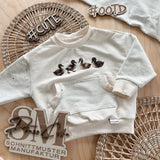 schwarze Schwanenbabys Bügelbilder "Jedida"