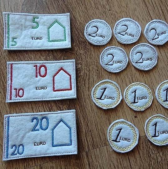 Stickdatei - Spielgeld - Sewando