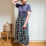 Kids Ava Skirt Ladies sizes 34 - 52 and Kids sizes 74/80 - 158/164 sewing pattern and instructions - Sewando