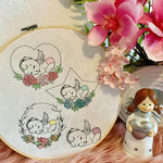 Stickdatei Sternenkind, Engel, Baby mit Flügel Set 944 - Sewando