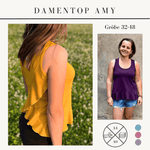 Schnittmuster Top Shirt für Damen Amy Gr. 32-48 - Sewando
