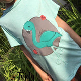 Applikationsvorlage Frieda und Fred Flamingo - Sewando