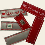 Stickdatei du und ich Hülle ITH Geschenk Valentinstag 657 - Sewando