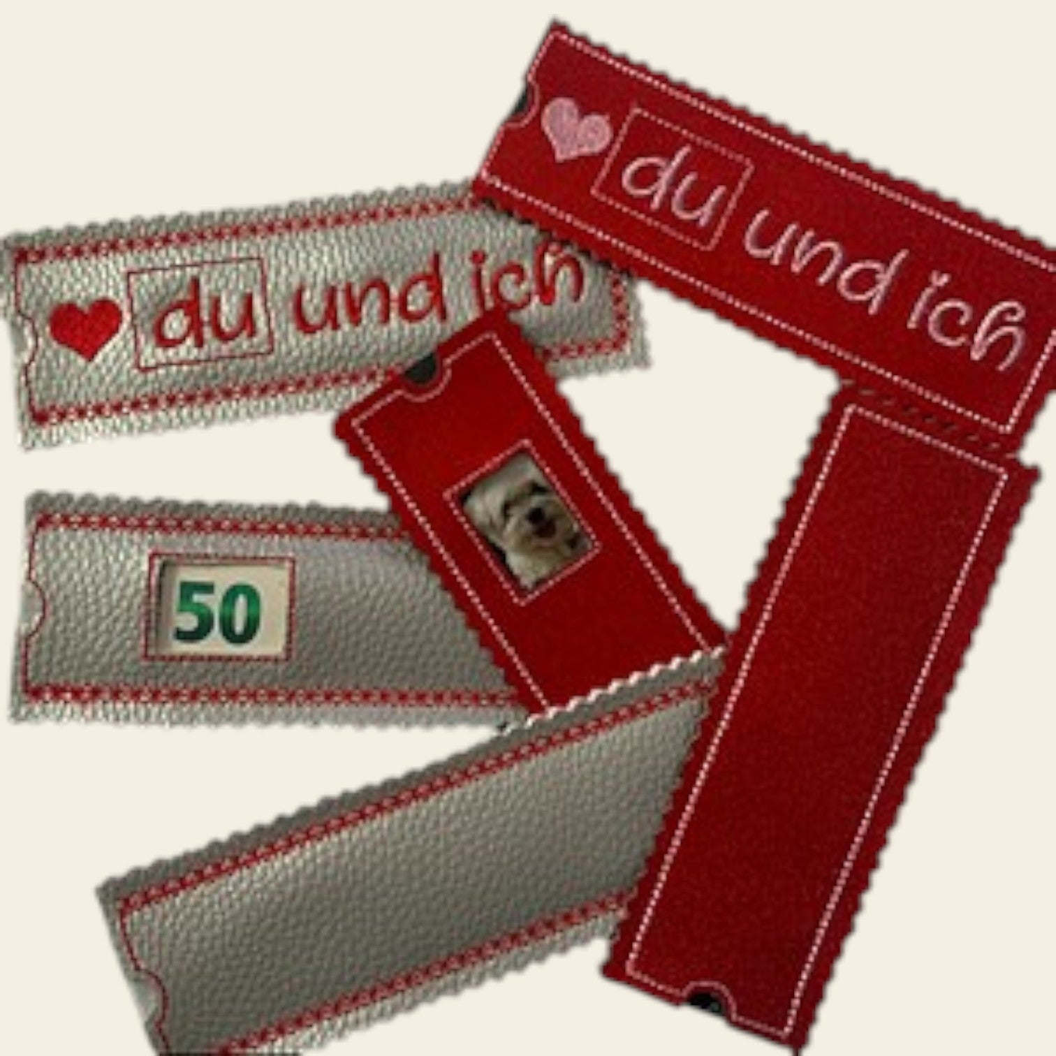 Stickdatei du und ich Hülle ITH Geschenk Valentinstag 657 - Sewando