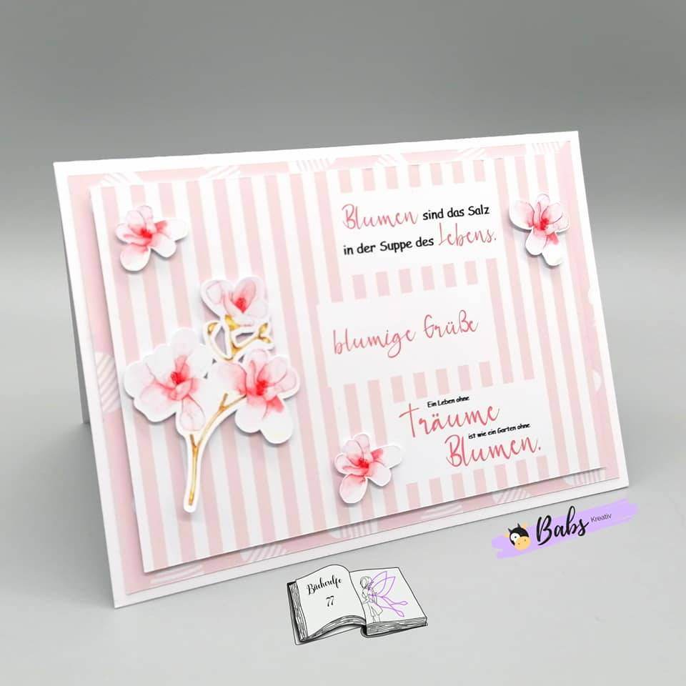 Digiset Magnolie Plotten, Sublimation, Drucken - Sewando