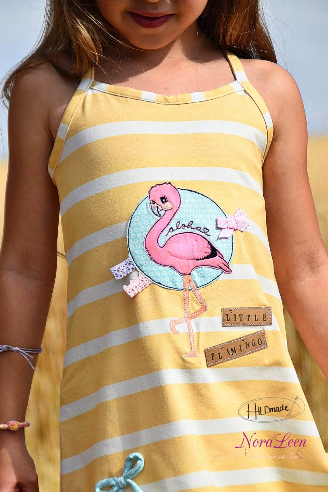 Stickdatei Frieda und Fred Flamingo - Kombipaket - Sewando