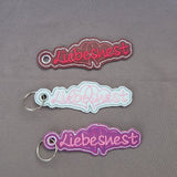 Stickdatei - Anhänger "Liebesnest"