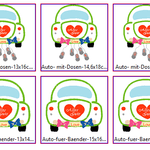 Hochzeitsauto Stickdatei Hochzeit - Sewando