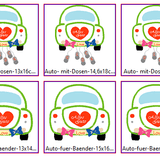 Hochzeitsauto Stickdatei Hochzeit - Sewando
