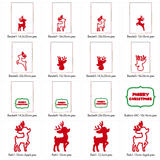 Hirsch Reh Weihnachten Stickdatei inkl. Säckchen Dateien - Sewando