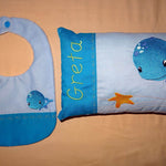 Stickdatei - Wal Kissen und Laetzchen SET ITH - Sewando