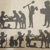 Nostalgie Kinder Silhouette Stickdatei Vol.1 - Sewando