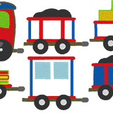 Lok Eisenbahn Stickdatei Zug - Sewando