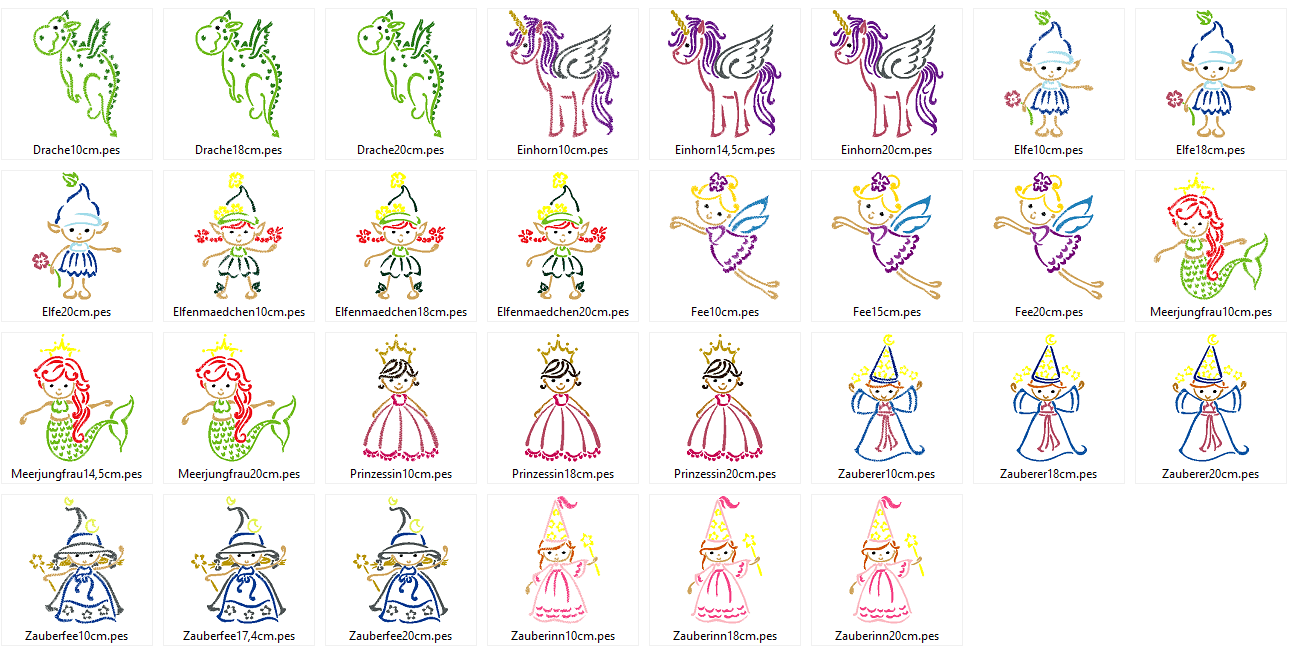 Märchenland Stickdatei - Sewando