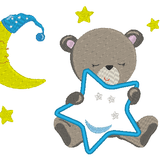 Stickdatei - Baby BĂ€r Taschenmotiv + Kissen ITH - Sewando