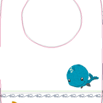 Stickdatei - Wal Kissen und Laetzchen SET ITH - Sewando