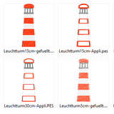 Leuchtturm Stickdatei - Sewando