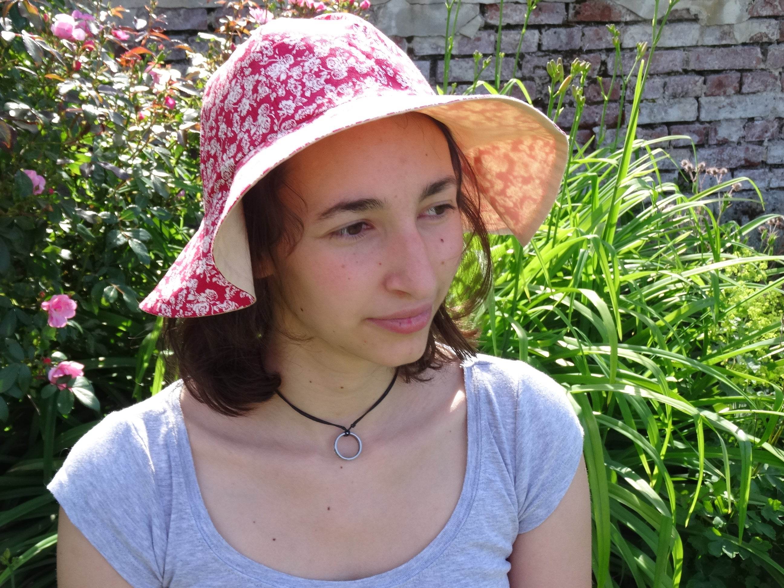 Schnittmmuster Wendehut Mathilda Gr . 42 - 60 Sommerhut Sonnenschutz - Sewando