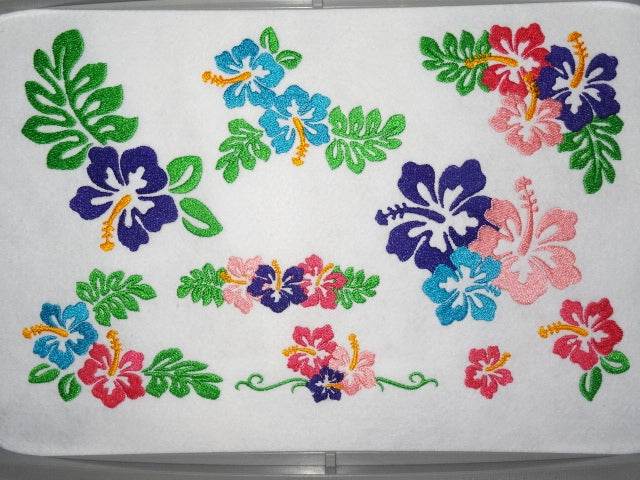 Hibiskus Stickdatei - Sewando