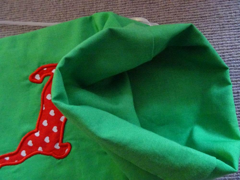 Hirsch Reh Weihnachten Stickdatei inkl. Säckchen Dateien - Sewando