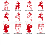 Hirsch Reh Weihnachten Stickdatei inkl. Säckchen Dateien - Sewando